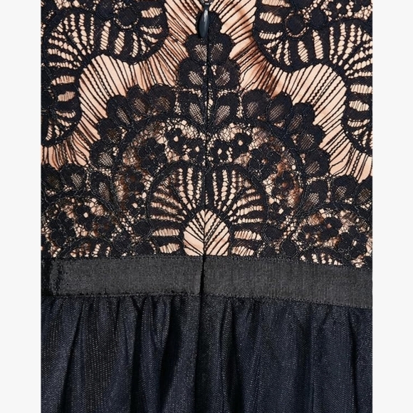 NWT City Chic Elegant Black Lace Evening Dress Rare Beauty Dress - Picture 3 of 6